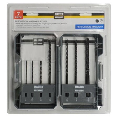 Disston Disston 702637 Master Mechanic Rotary Percussion Masonry Drill Bit Set - 7 Piece 702637